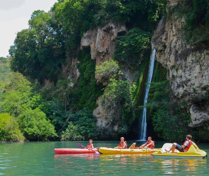Campingplatz Cascade Aveyron Saint-Rome-de-Tarn